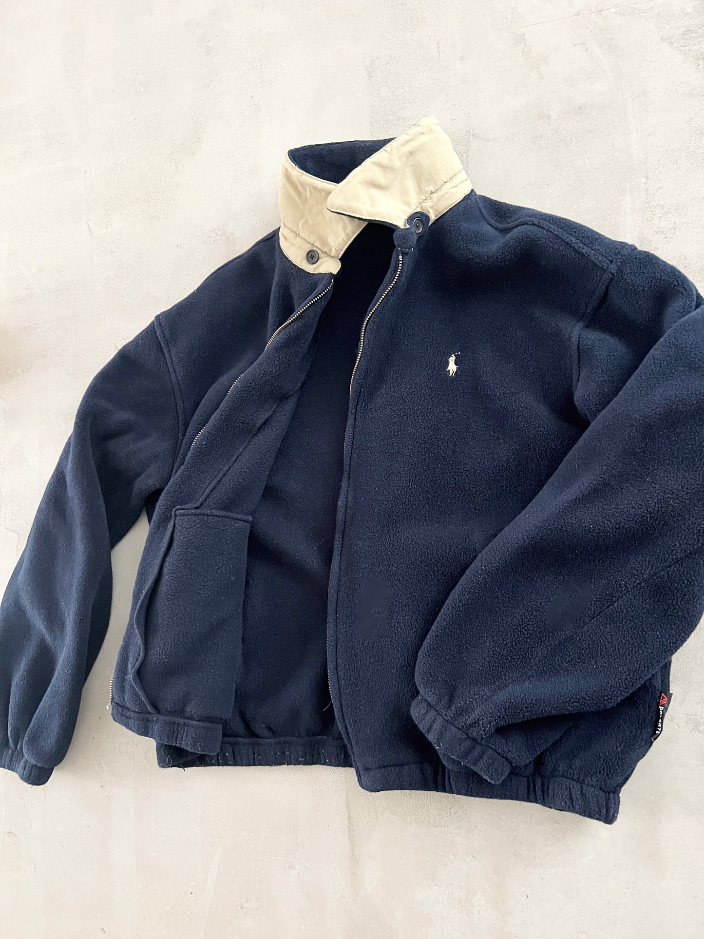 NAVY RALPH LAUREN FLEECE - 2000S - S