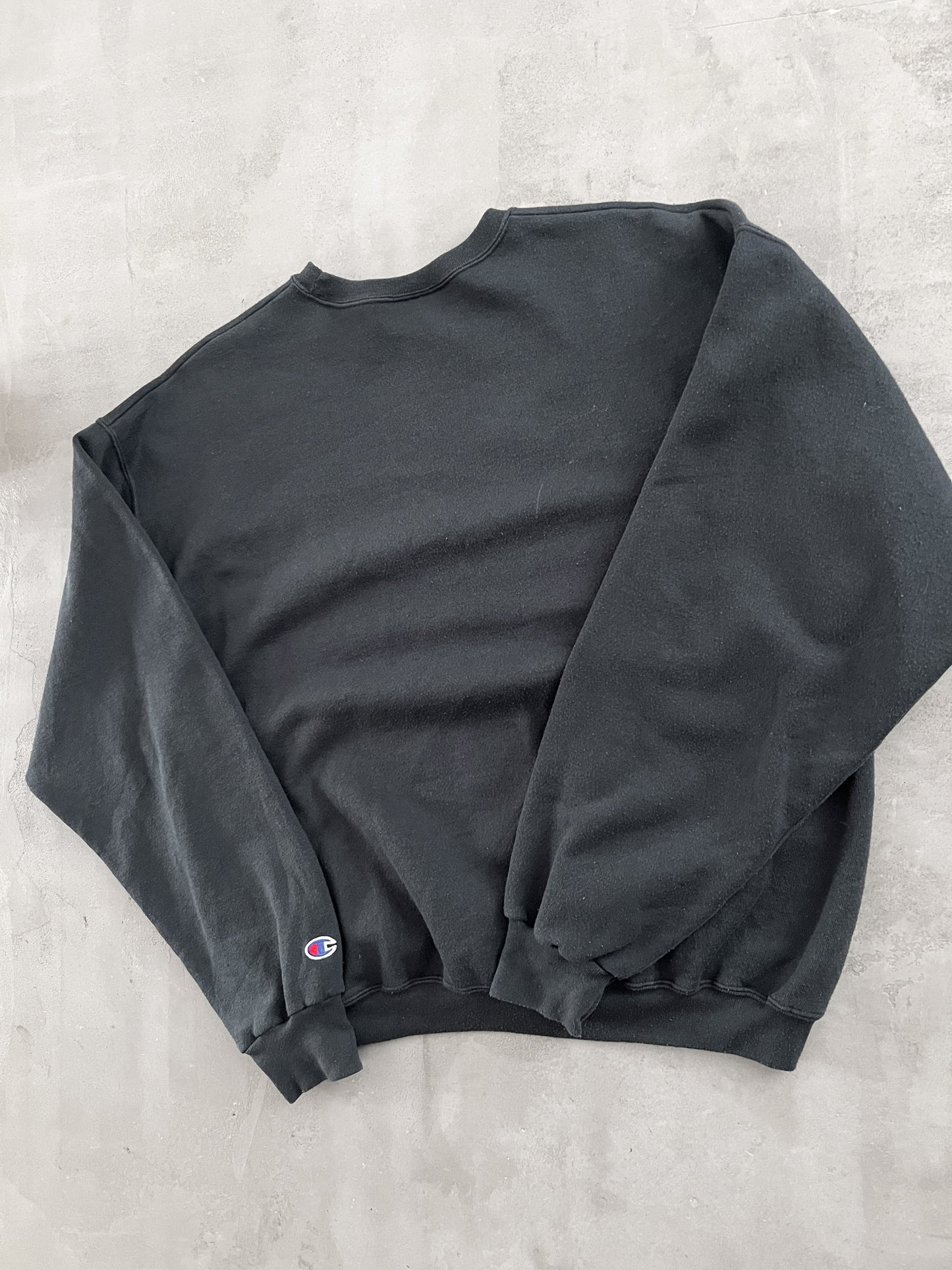BLACK CHAMPION SWEATER - 1990S - XL/L
