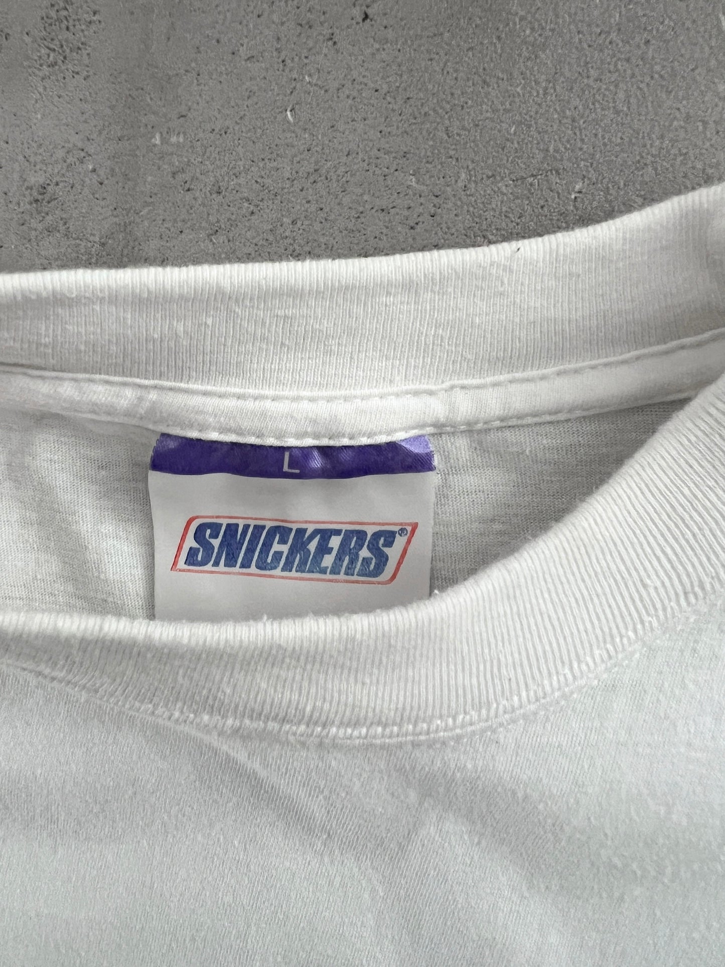 WHITE MARATHON ART TEE - 1998 - L