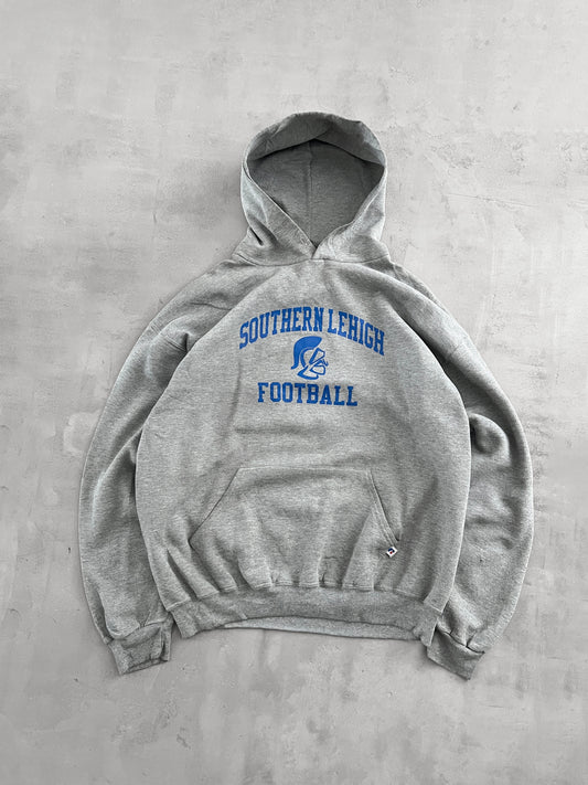 GREY RUSSELL ATHLETIC HOODIE - 1990S - XL