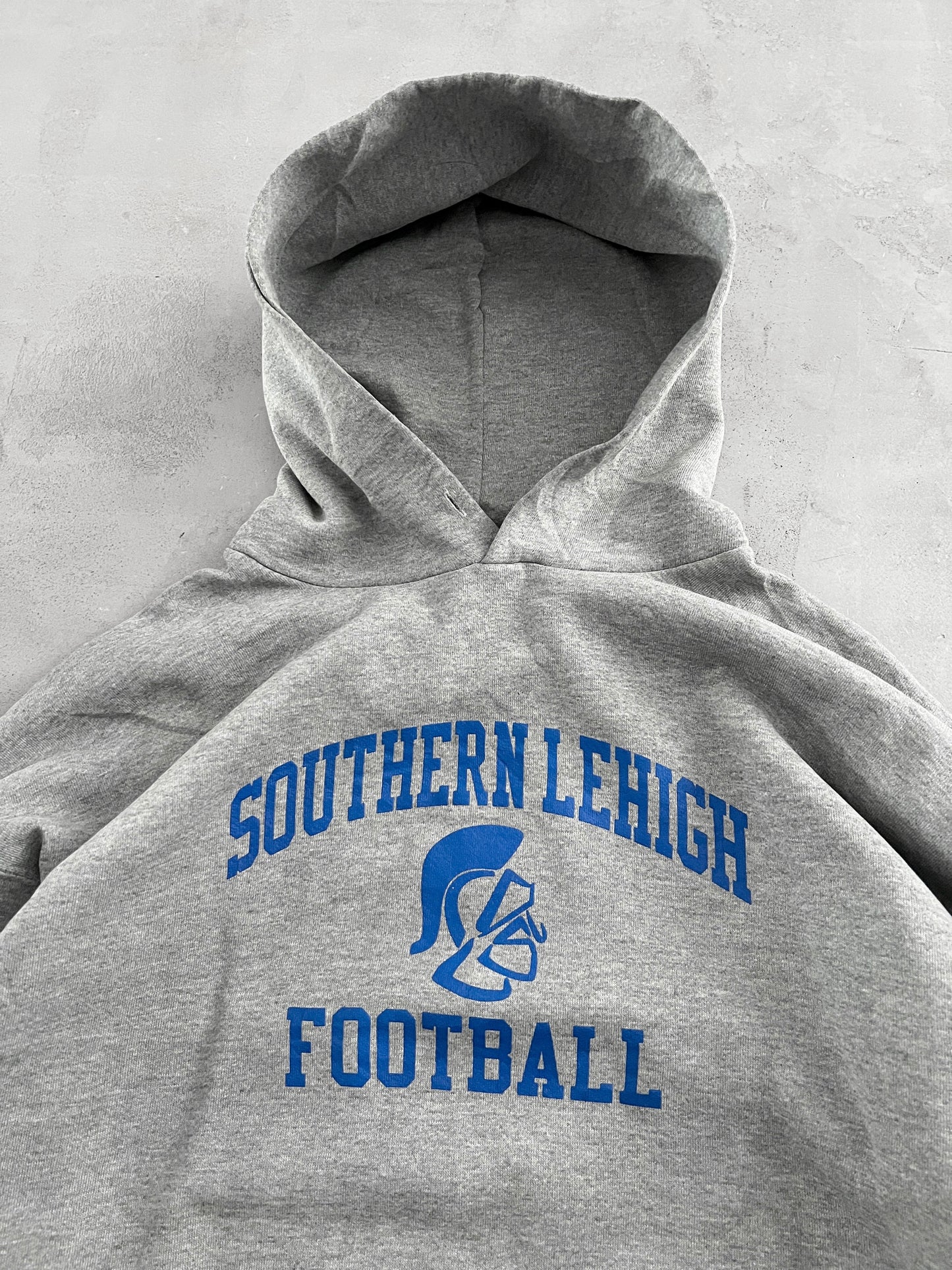 GREY RUSSELL ATHLETIC HOODIE - 1990S - XL
