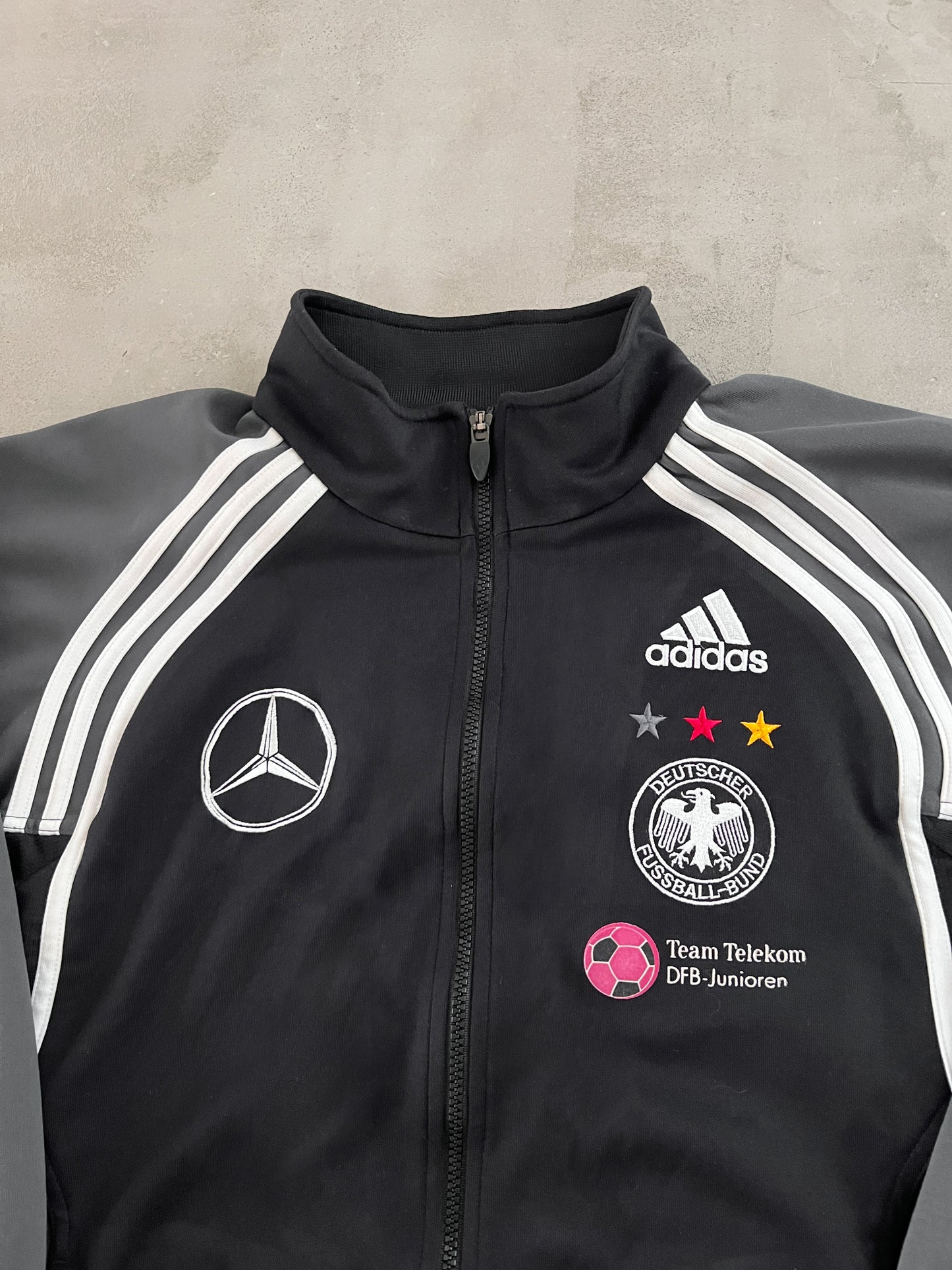 BLACK GERMANY MERCEDES JACKET - 2000S - L