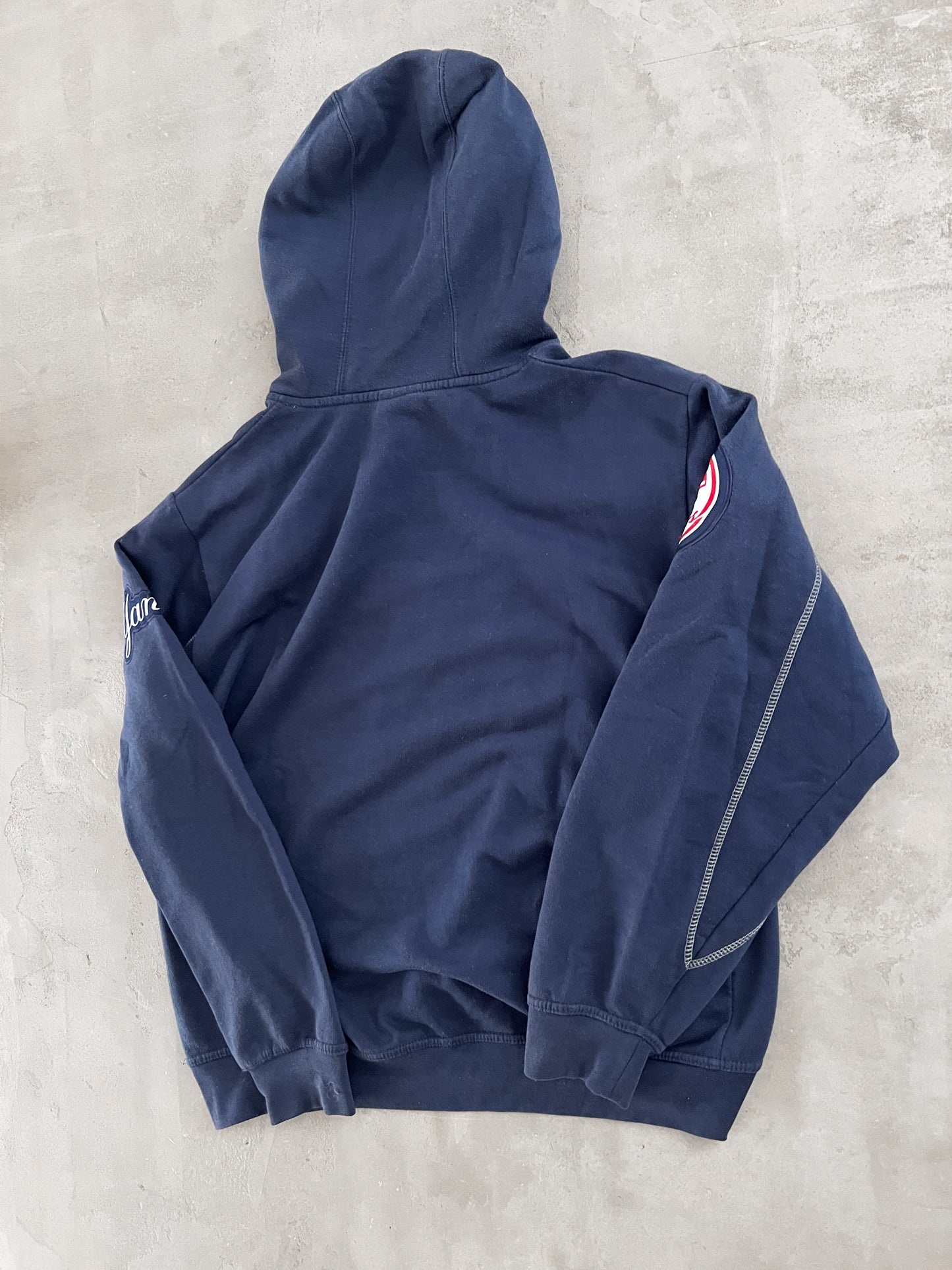 NAVY YANKEES HOODIE - 2000S - M