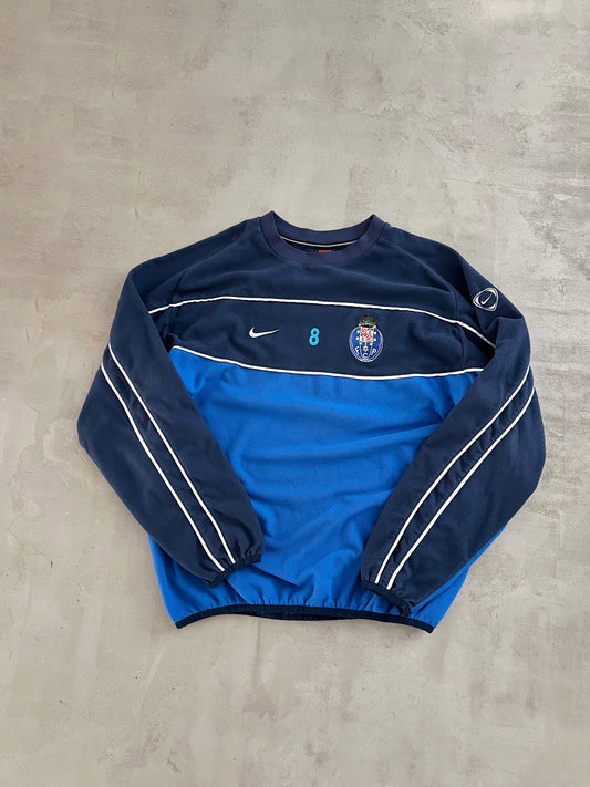BLUE FC PORTO FLEECE SWEATER - 2000S - L