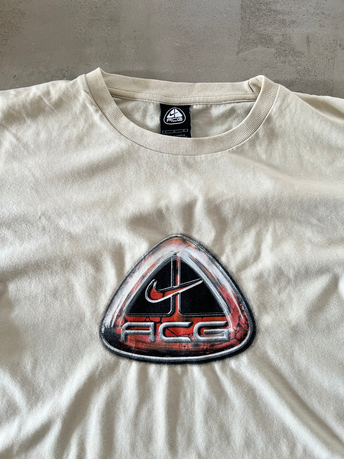 CREME NIKE ACG TEE - 2000S - XL
