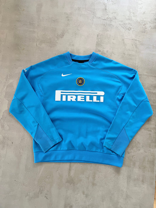 BABY BLUE INTER MILAN SWEATER - 2000S - M