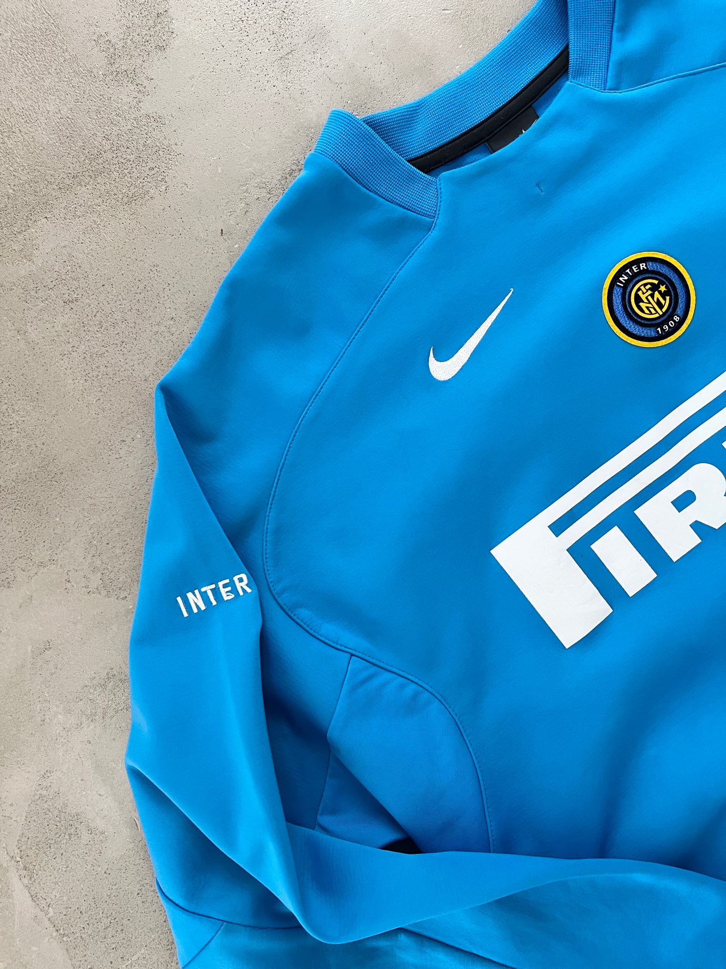 BABY BLUE INTER MILAN SWEATER - 2000S - M