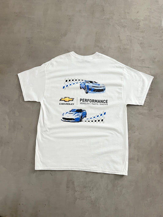 WHITE CHEVROLET TEE - 2000S - XXL