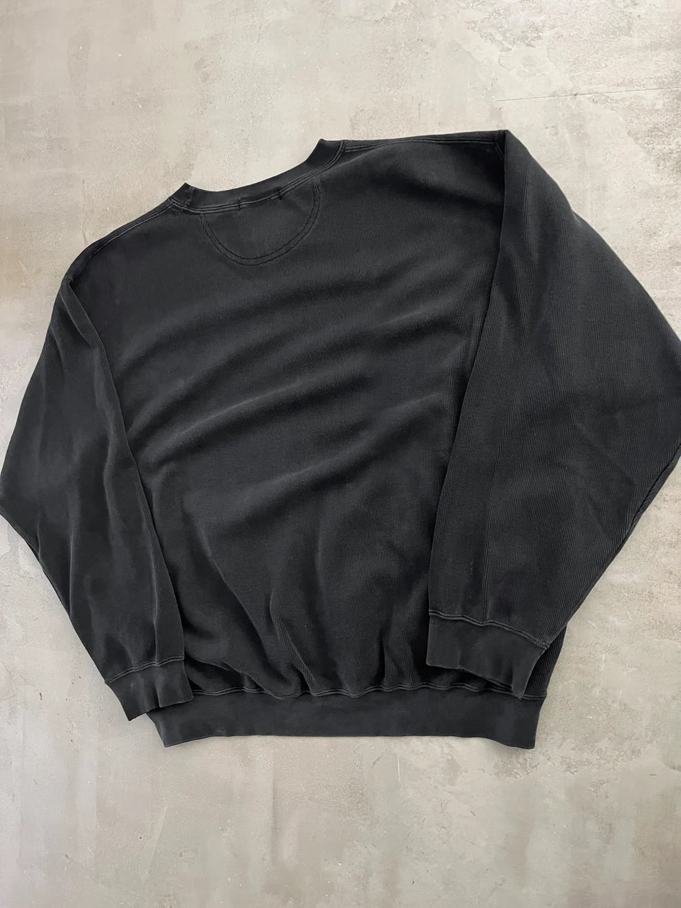 BLACK PORSCHE SWEATER - 1990S - L/XL