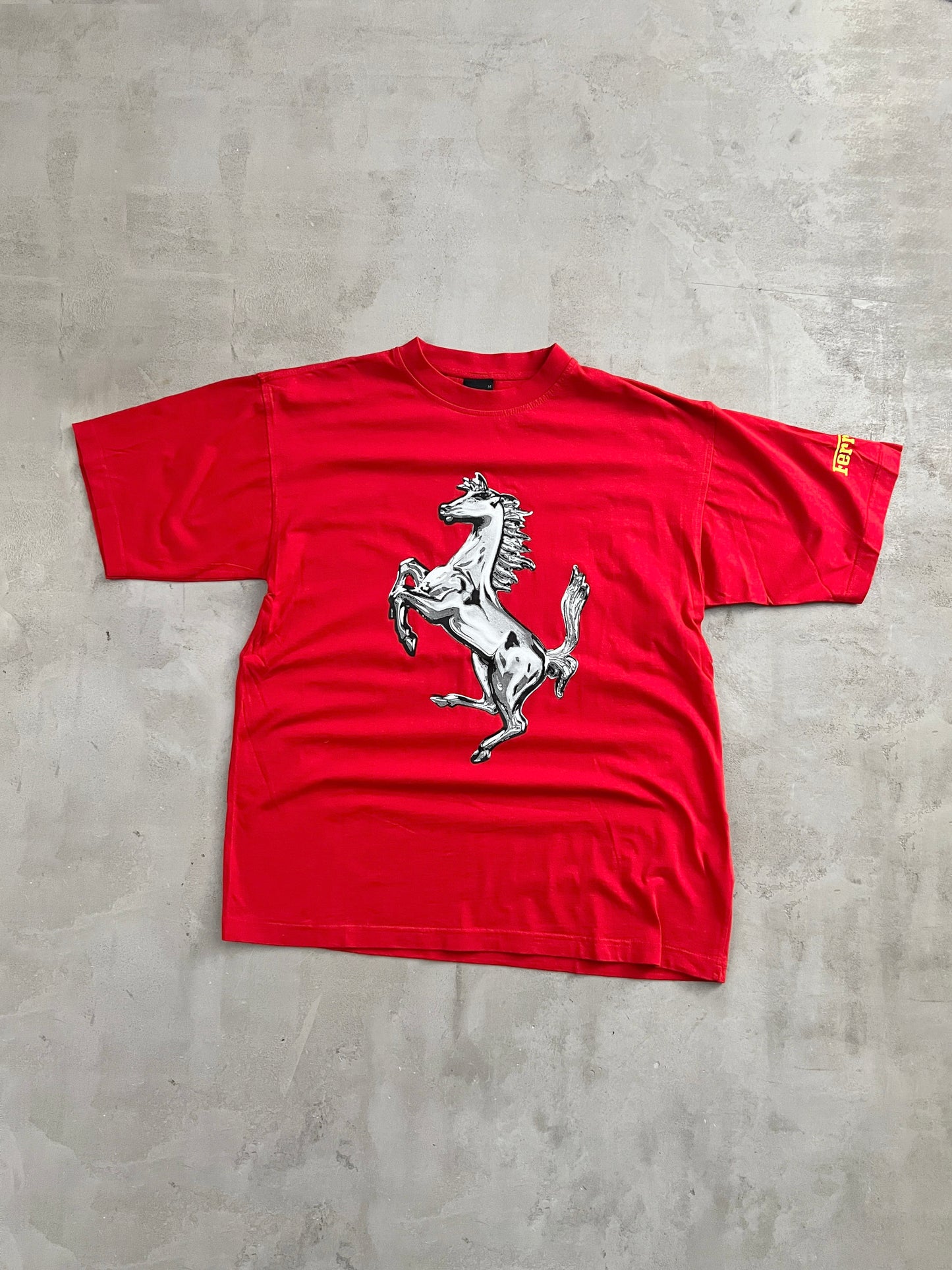 RED FERRARI TEE - 1999 - L