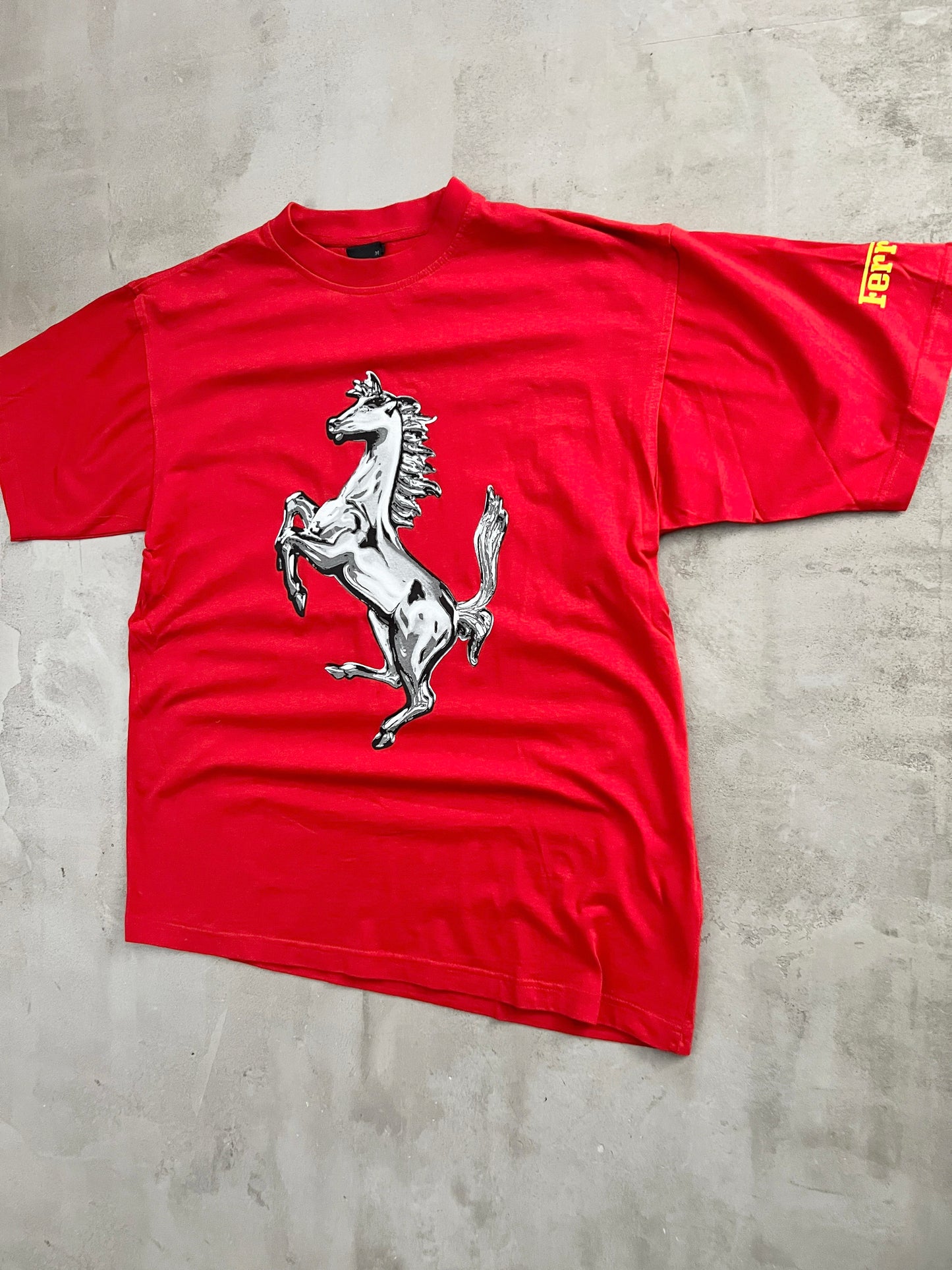 RED FERRARI TEE - 1999 - L