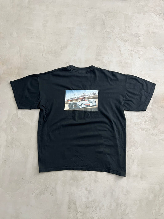 BLACK AUDI R8 LMP 24H LE MANS RACING TEE - 2000S - L