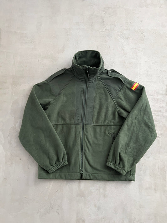 OLIVE SPAIN ARMY FLEECE - 1990S - M