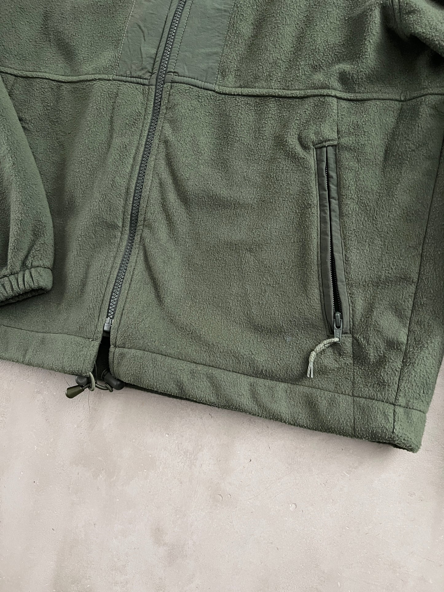OLIVE SPAIN ARMY FLEECE - 1990S - M