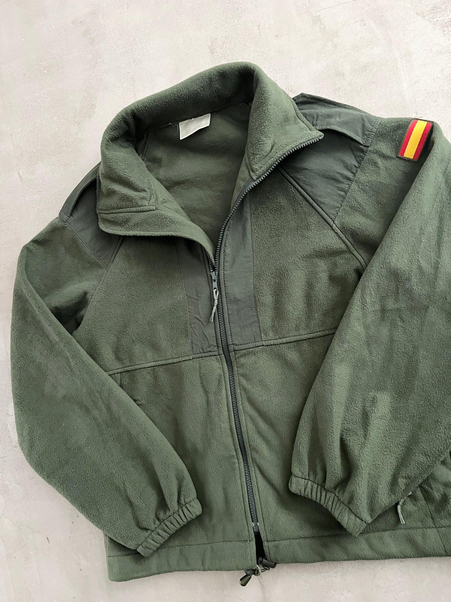 OLIVE SPAIN ARMY FLEECE - 1990S - M