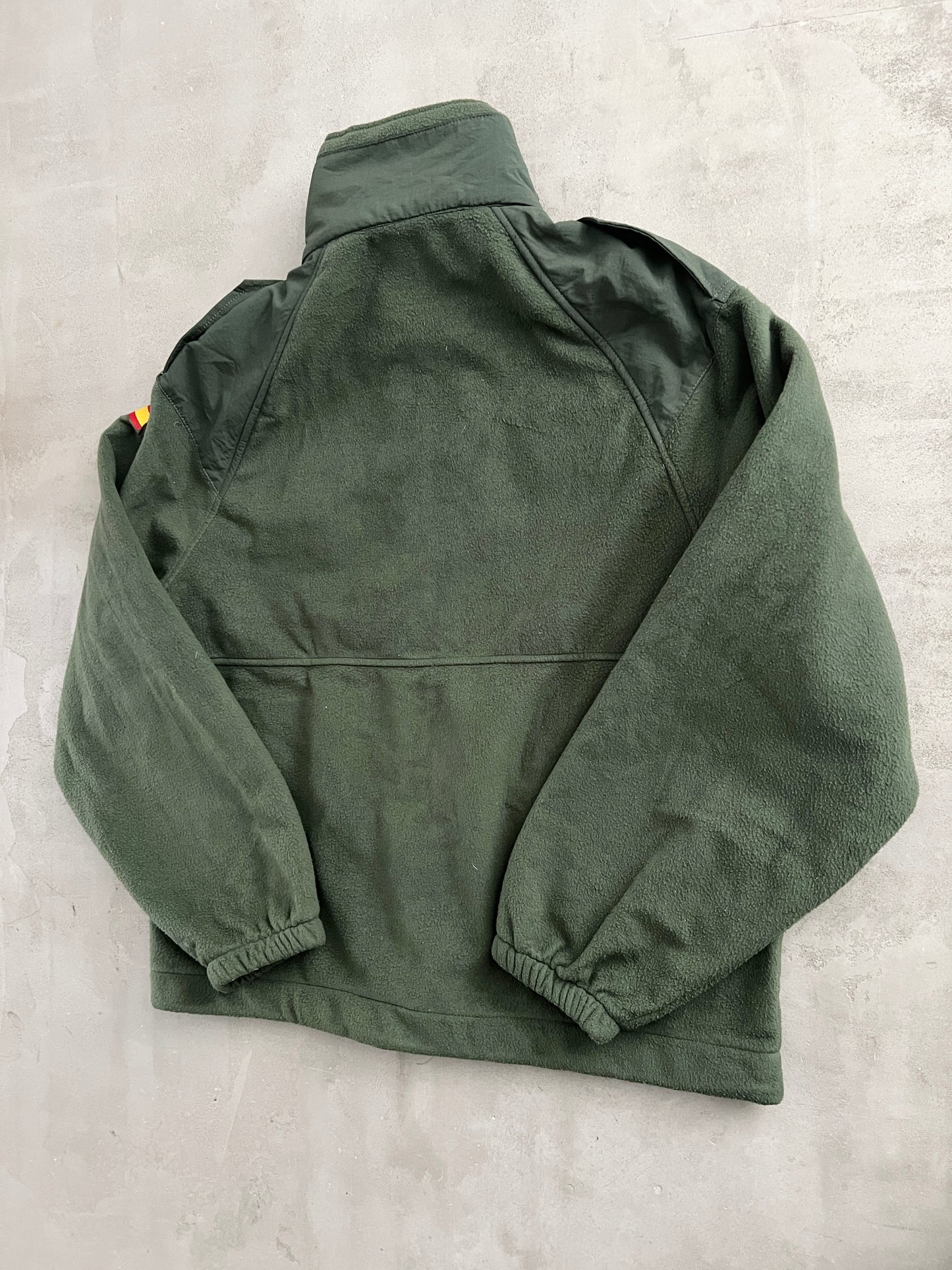 OLIVE SPAIN ARMY FLEECE - 1990S - M