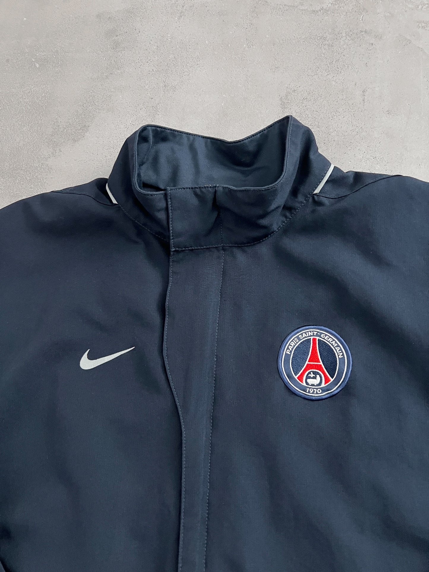 NAVY PSG NIKE TRACK JACKET - 2000S - L