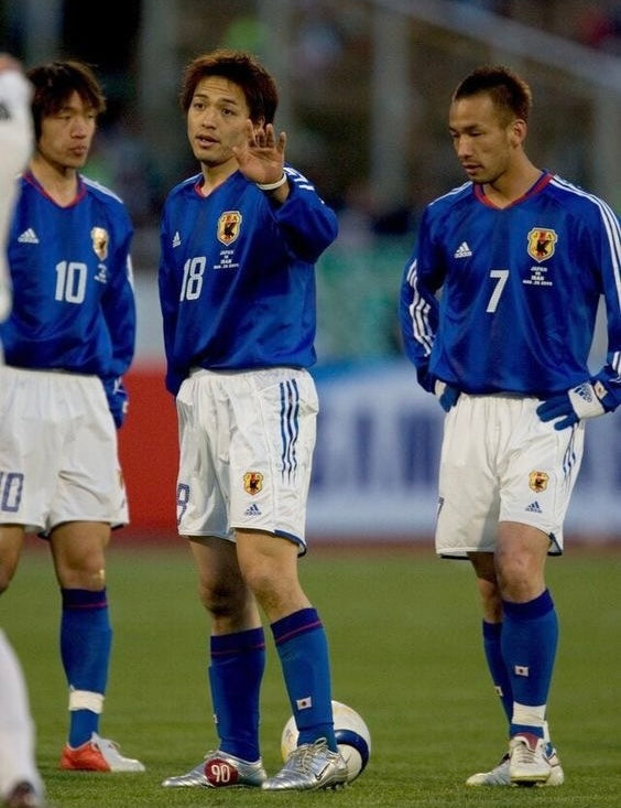 WHITE/NAVY JAPAN JACKET - 2002 - L