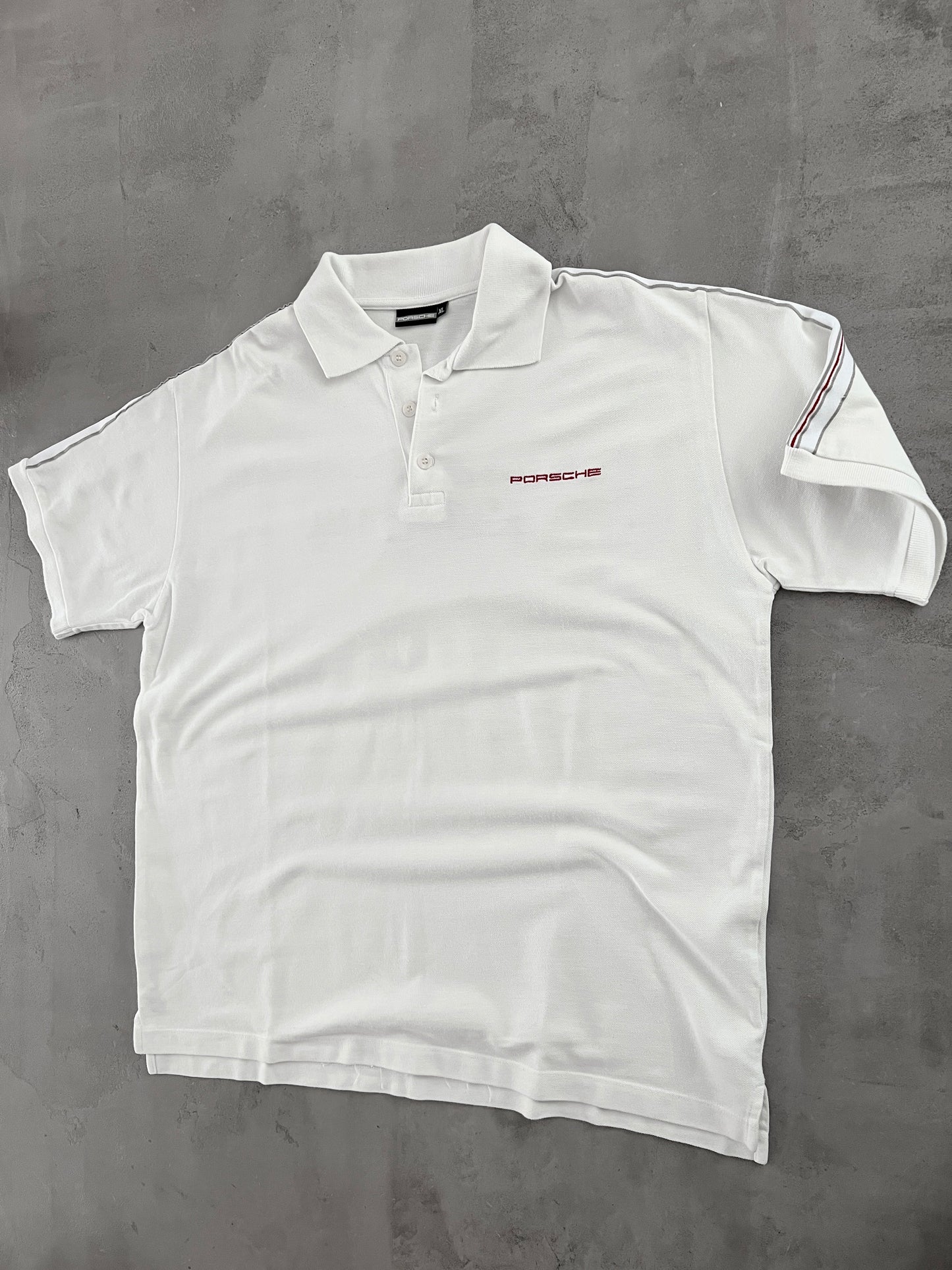 WHITE PORSCHE 911 POLO - 2004 - L/XL