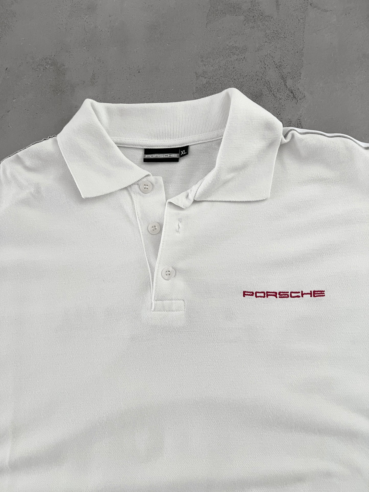 WHITE PORSCHE 911 POLO - 2004 - L/XL