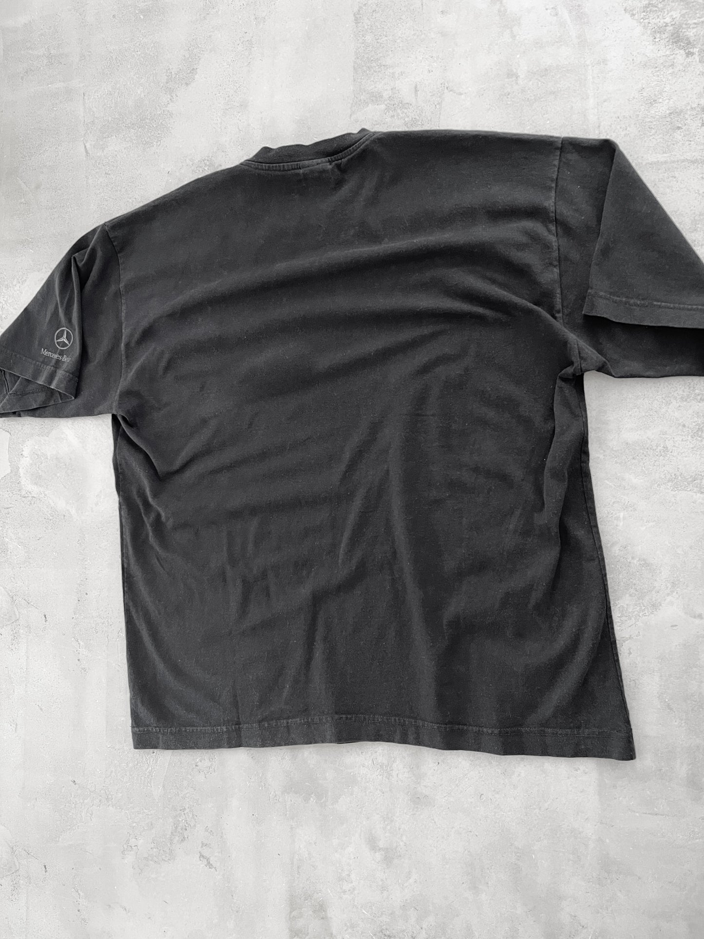 BLACK BENZ MCLAREN RACING TEE - 2000S - XL/L