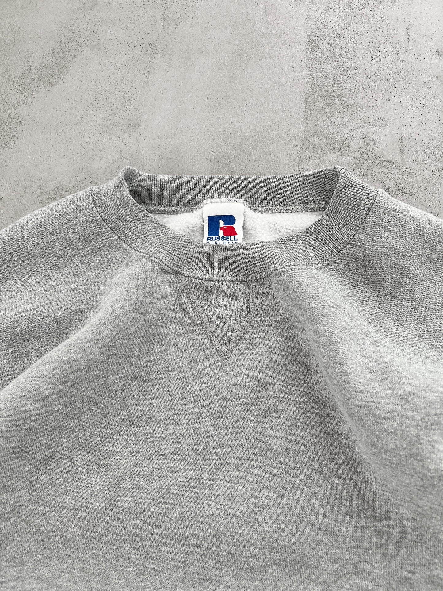 GREY RUSSELL ATHLETICS SWEATER - 1990S - XL/L