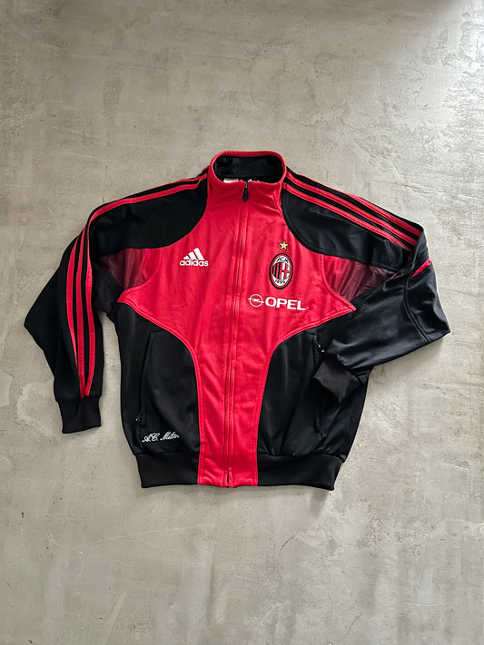 BLACK/RED AC MILAN TRACK JACKET - 2000S - XS