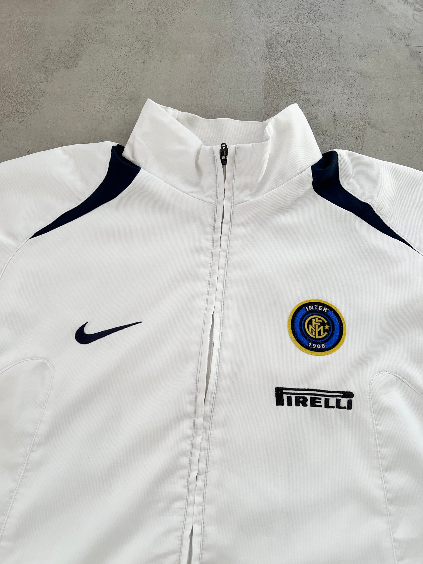 WHITE INTER MILAN NIKE JACKET - 2000S - M