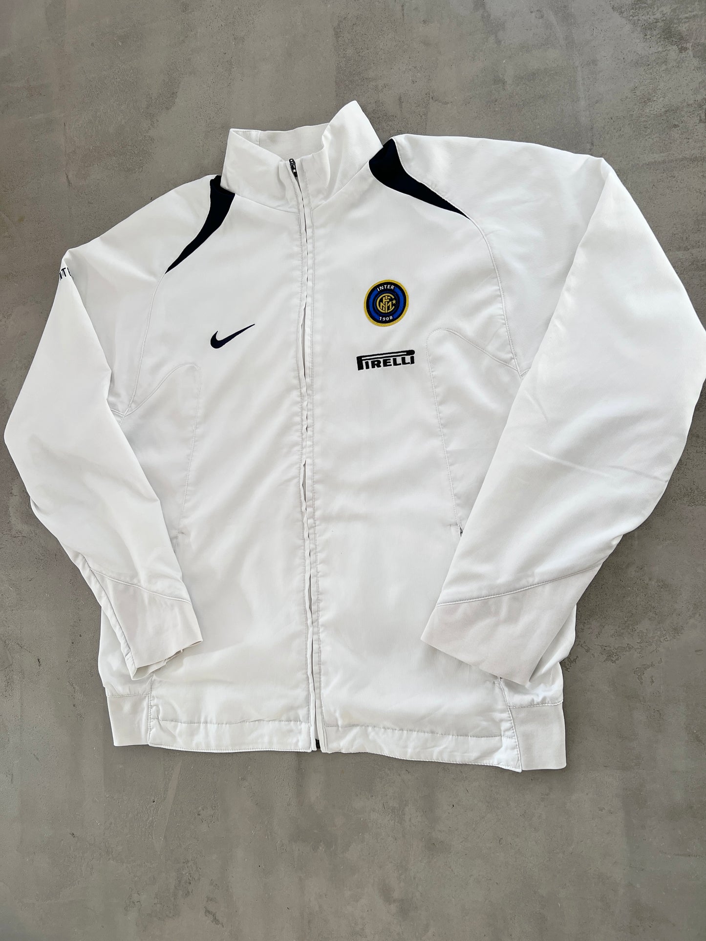 WHITE INTER MILAN NIKE JACKET - 2000S - M