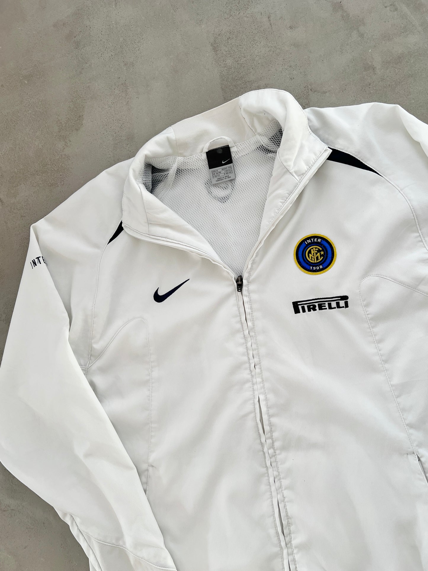 WHITE INTER MILAN NIKE JACKET - 2000S - M