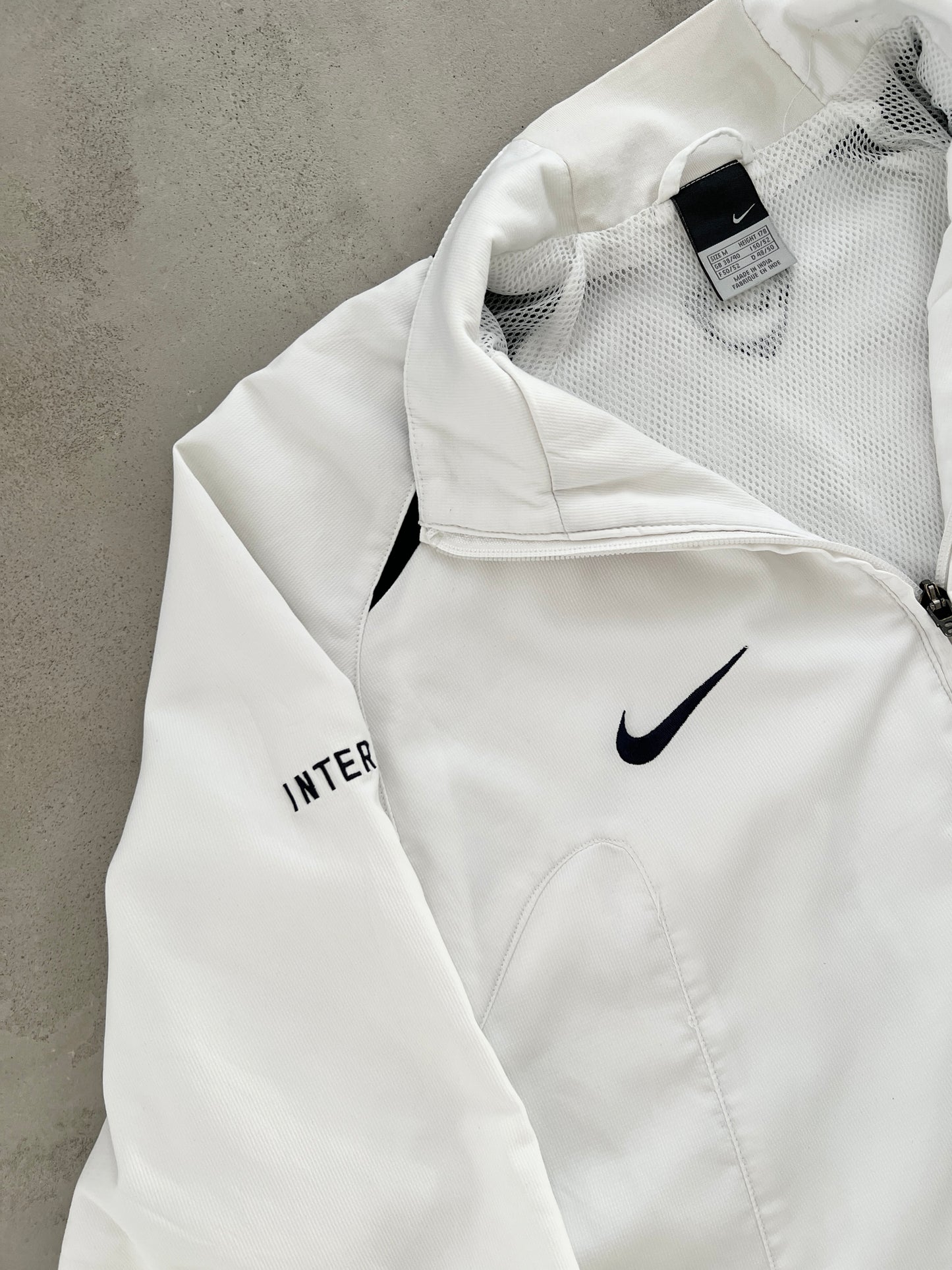 WHITE INTER MILAN NIKE JACKET - 2000S - M