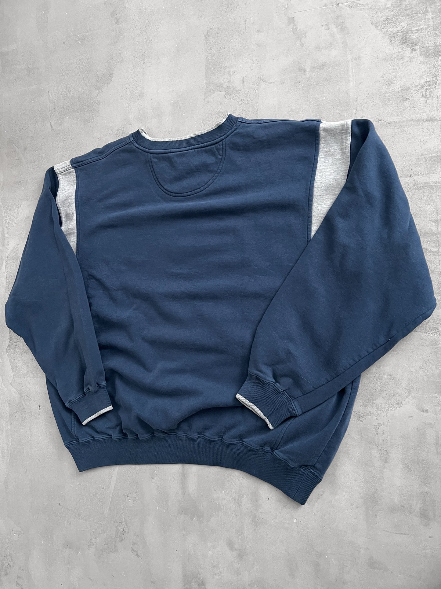 NAVY YANKEES SWEATER - 1990S - L