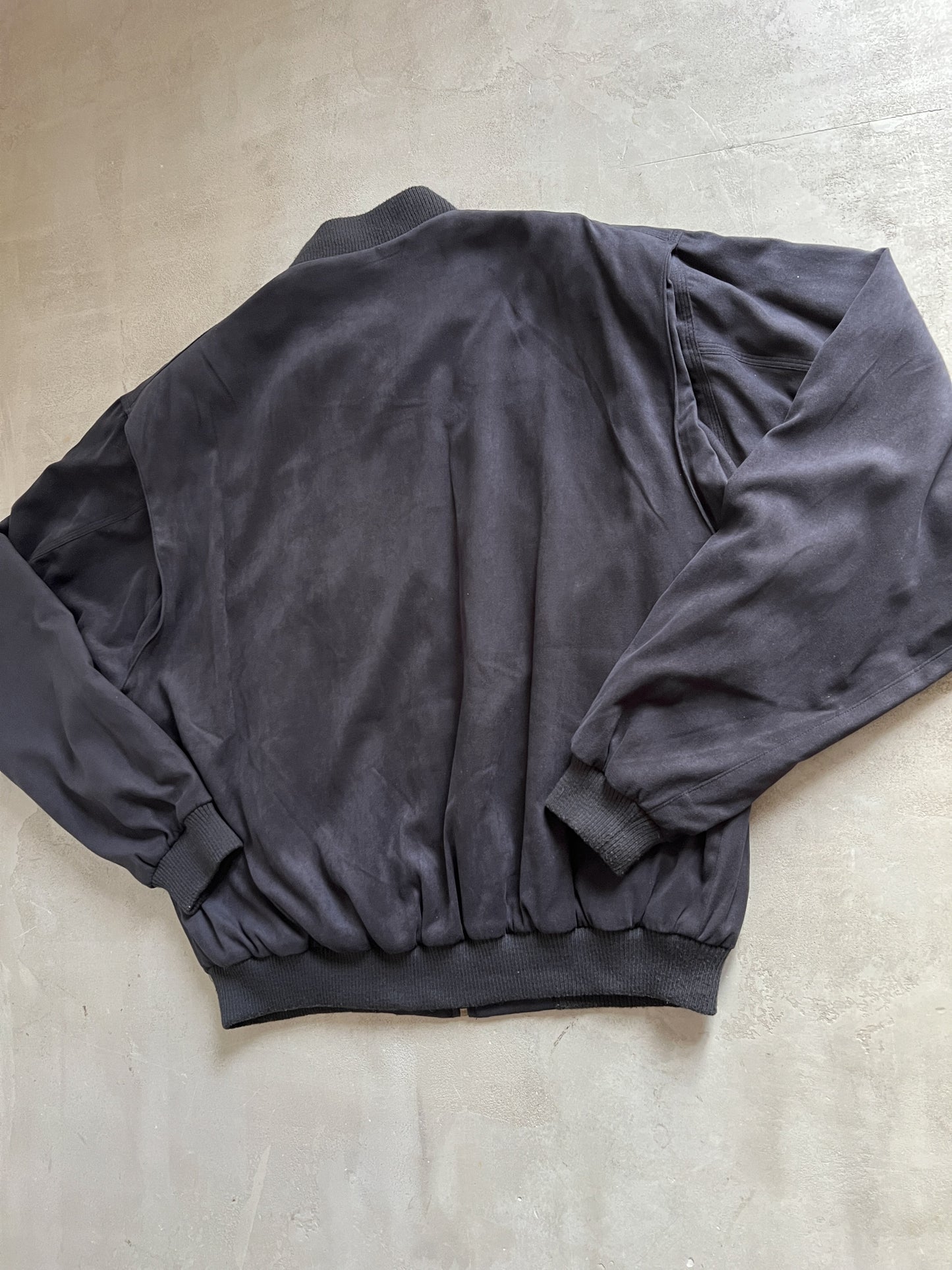 BLACK MERCEDES BENZ JACKET - 1990S - L