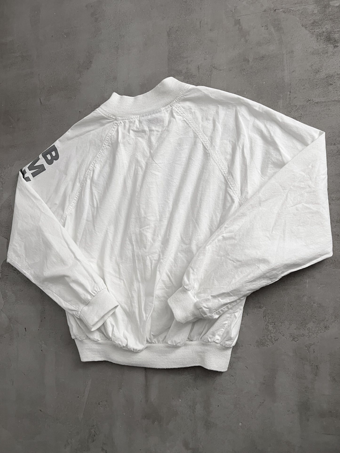 WHITE BMW JACKET - 1990S - S