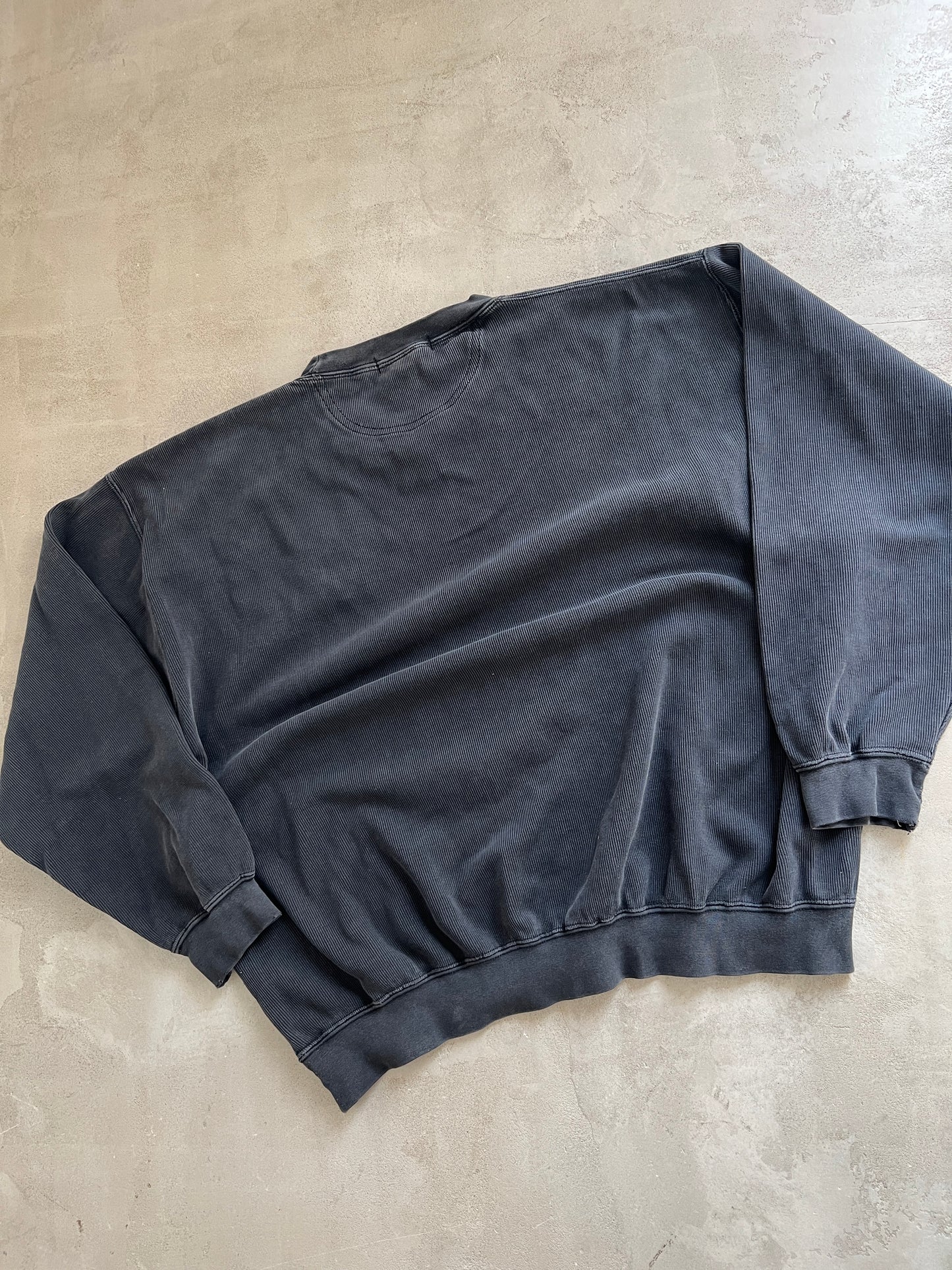 BLACK PORSCHE SWEATER - 1990S - L
