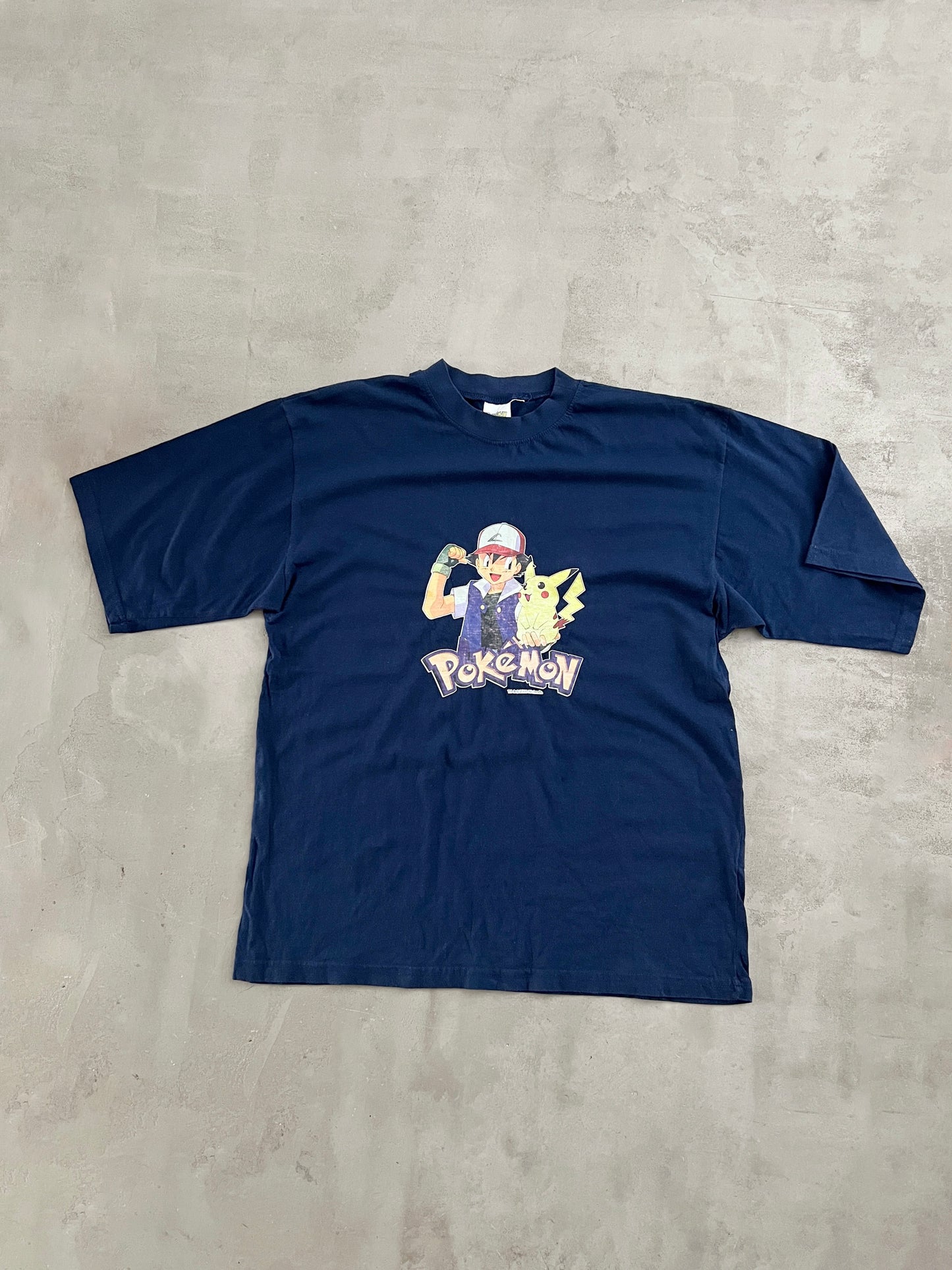 NAVY POKEMON NINTENDO TEE - 2000 - L