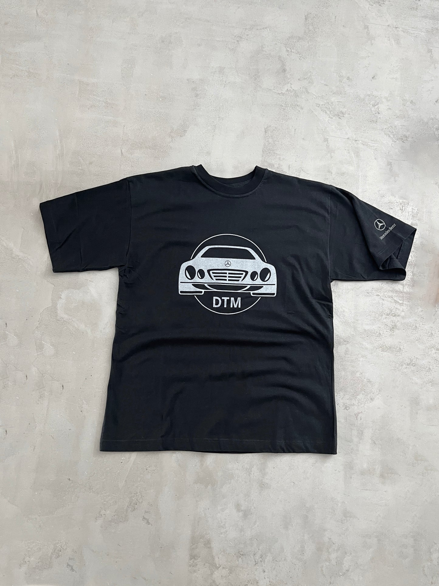 BLACK MERCEDES BENZ DTM RACING TEE - 2000S - L/XL