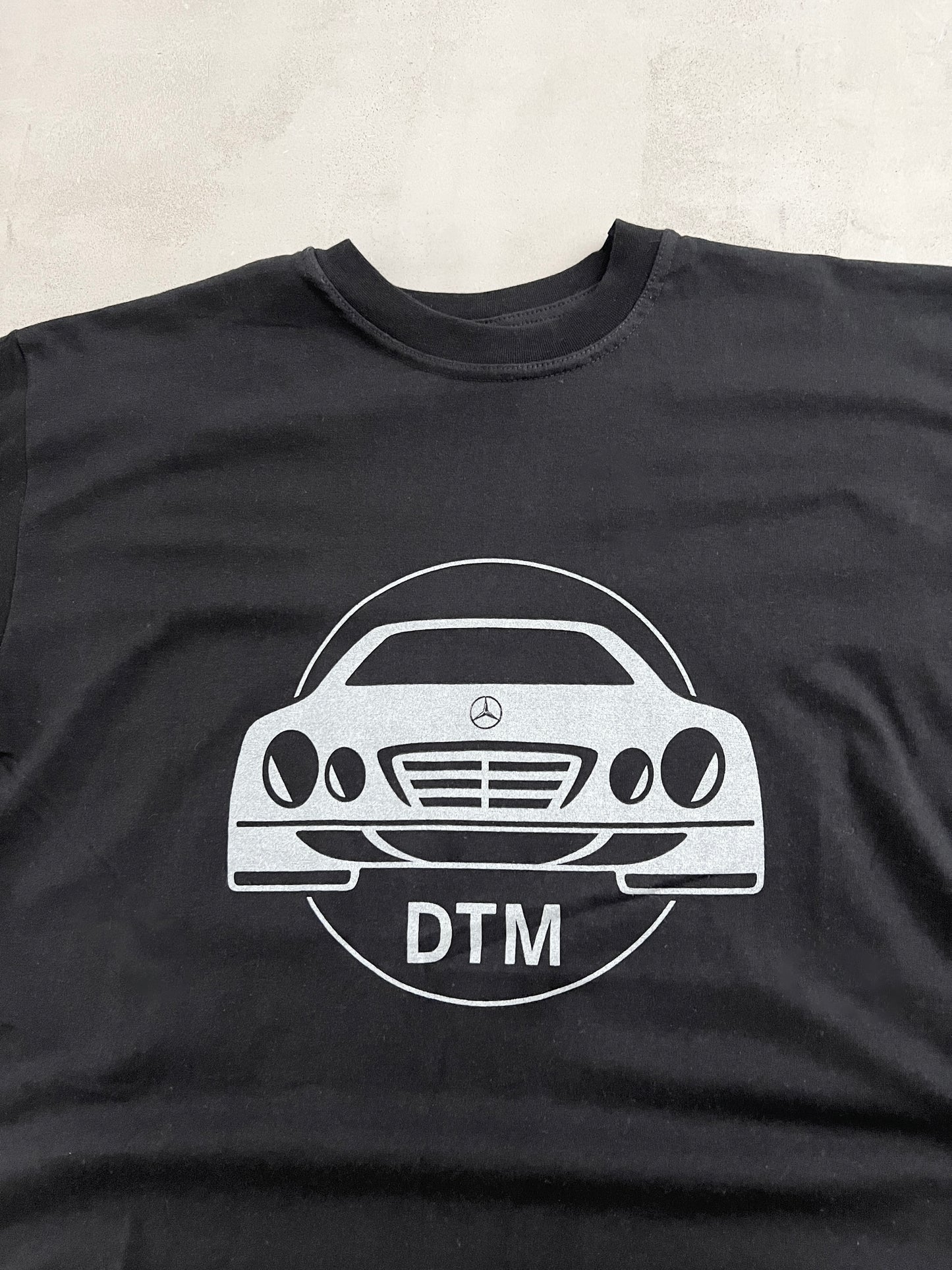 BLACK MERCEDES BENZ DTM RACING TEE - 2000S - L/XL