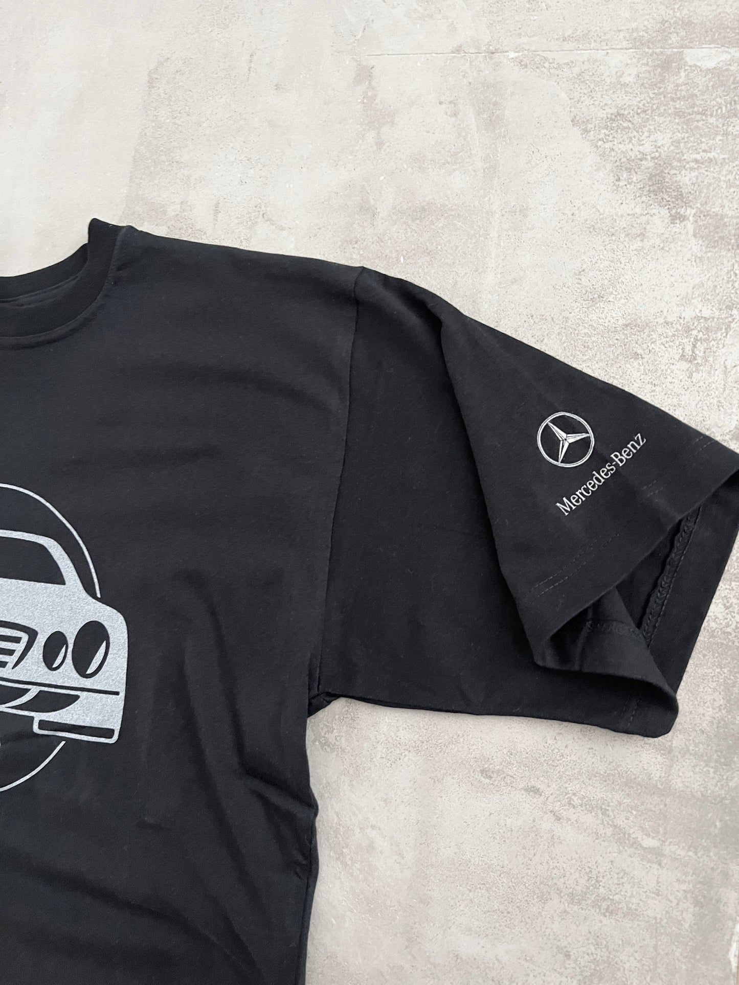 BLACK MERCEDES BENZ DTM RACING TEE - 2000S - L/XL