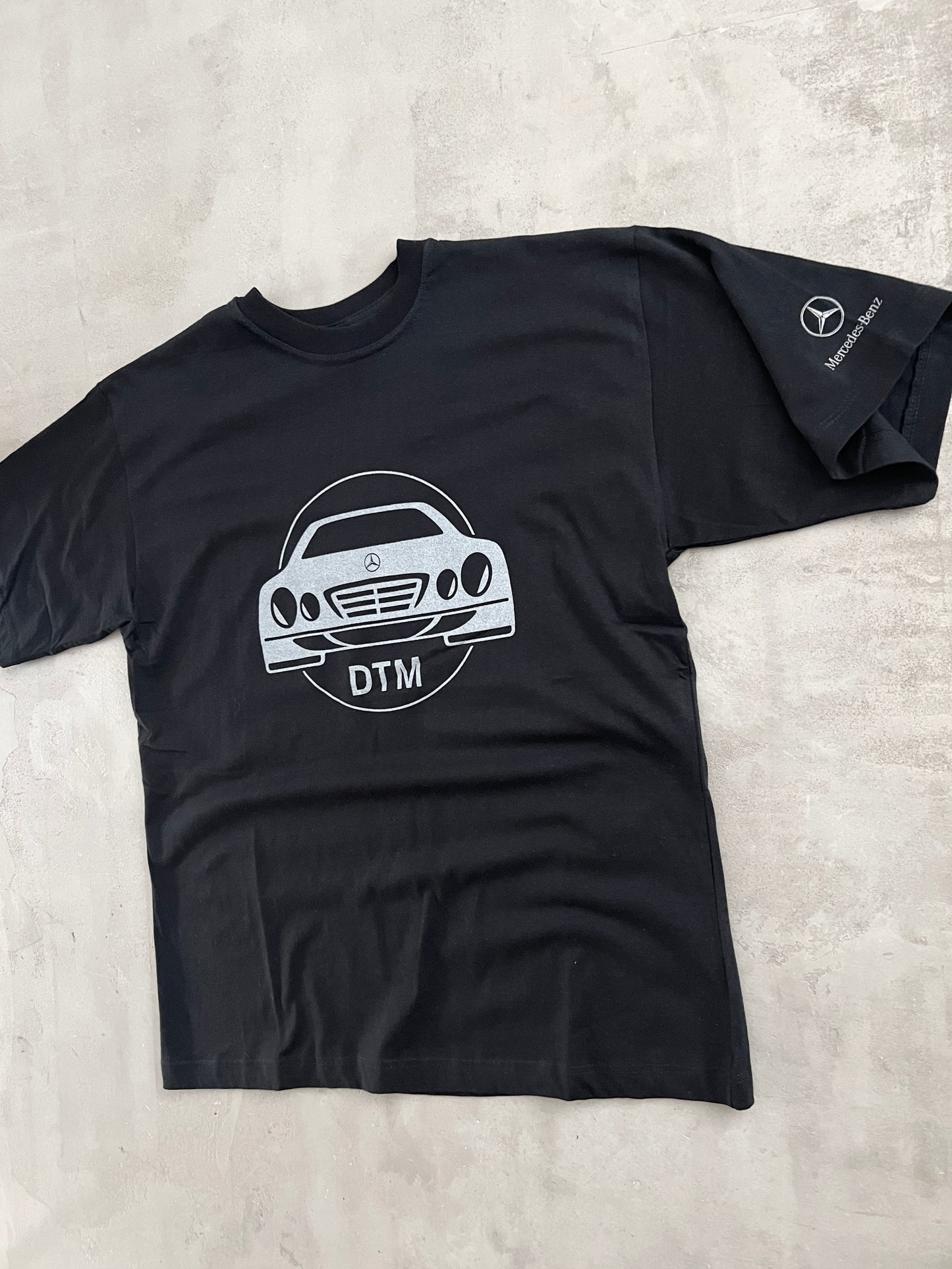BLACK MERCEDES BENZ DTM RACING TEE - 2000S - L/XL