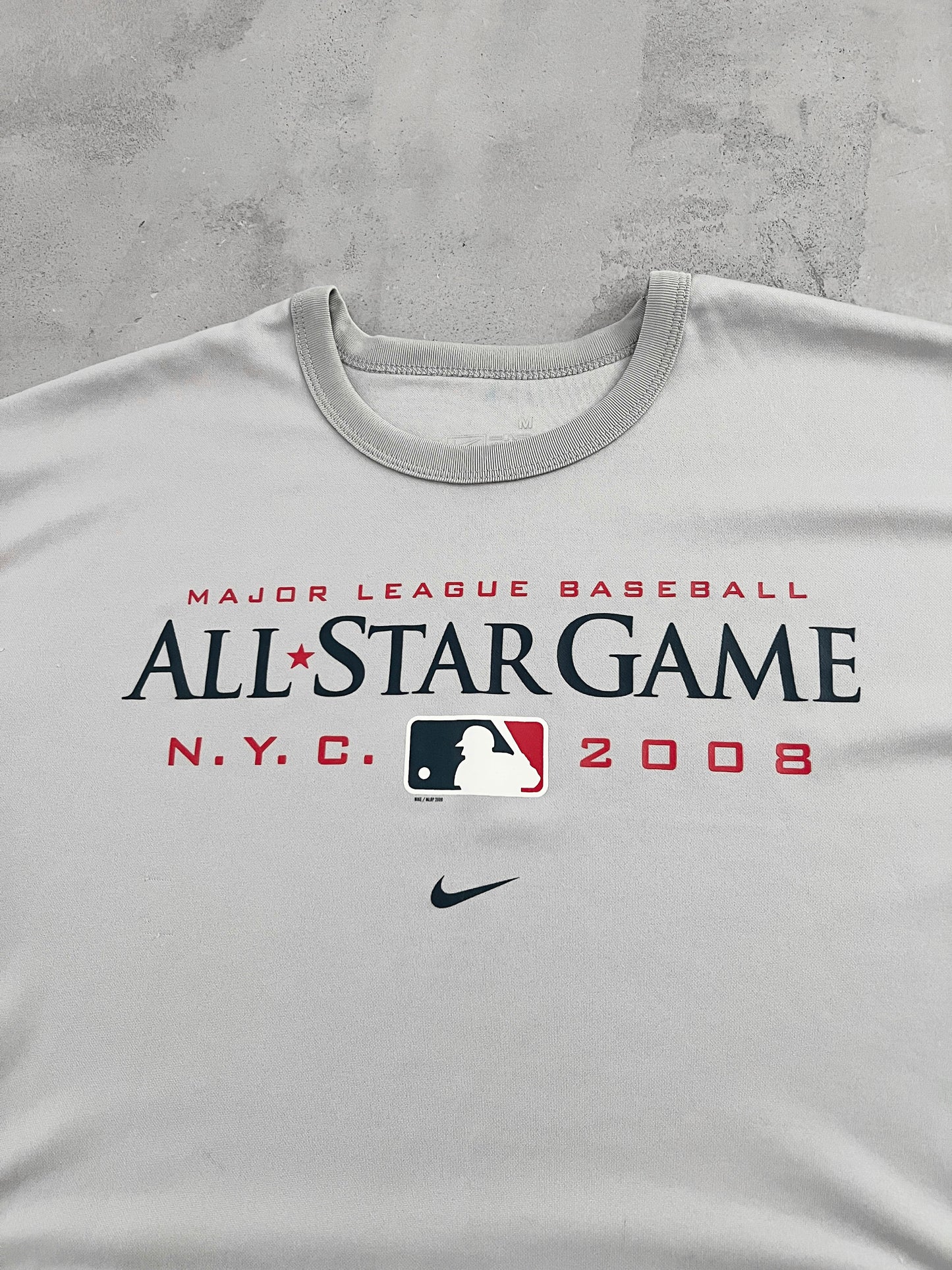 GREY MLB NIKE BASEBALL JERSEY - 2000S - L