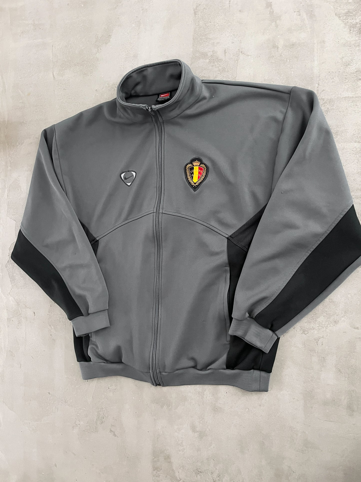 GREY BELGIUM NIKE JACKET - 2000S - L