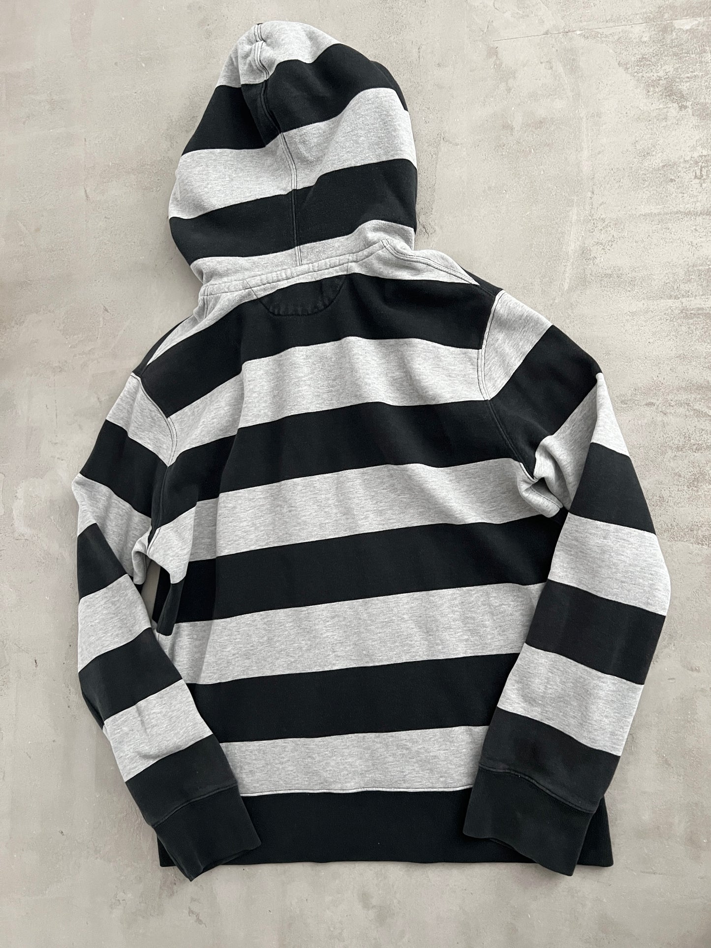 GREY RALPH LAUREN HOODIE - 2000S - M