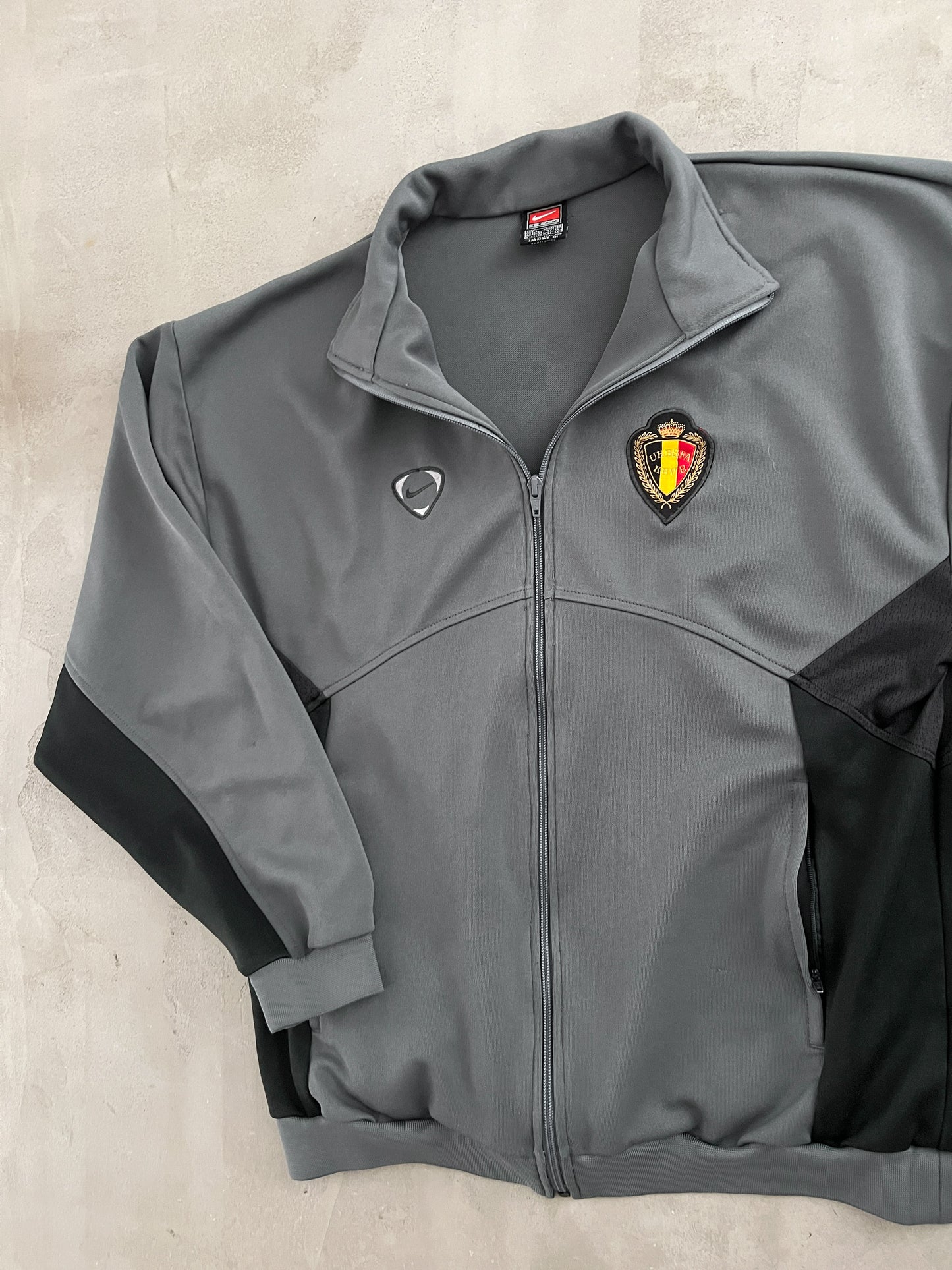 GREY BELGIUM NIKE JACKET - 2000S - L