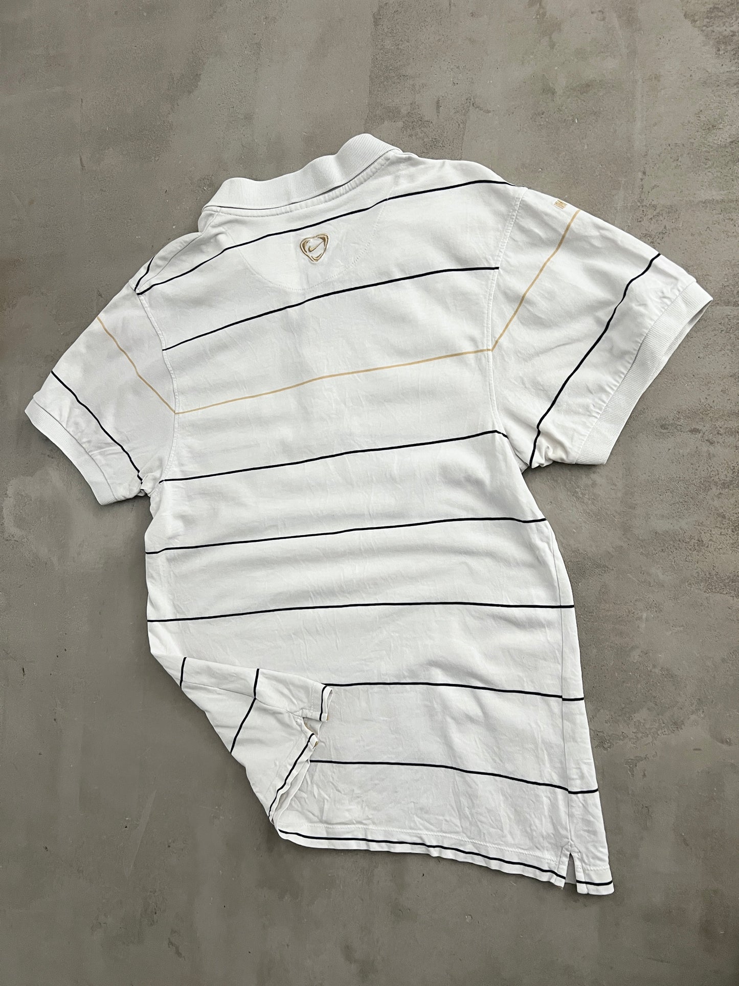 WHITE INTER MILAN NIKE POLO - 2000S - M