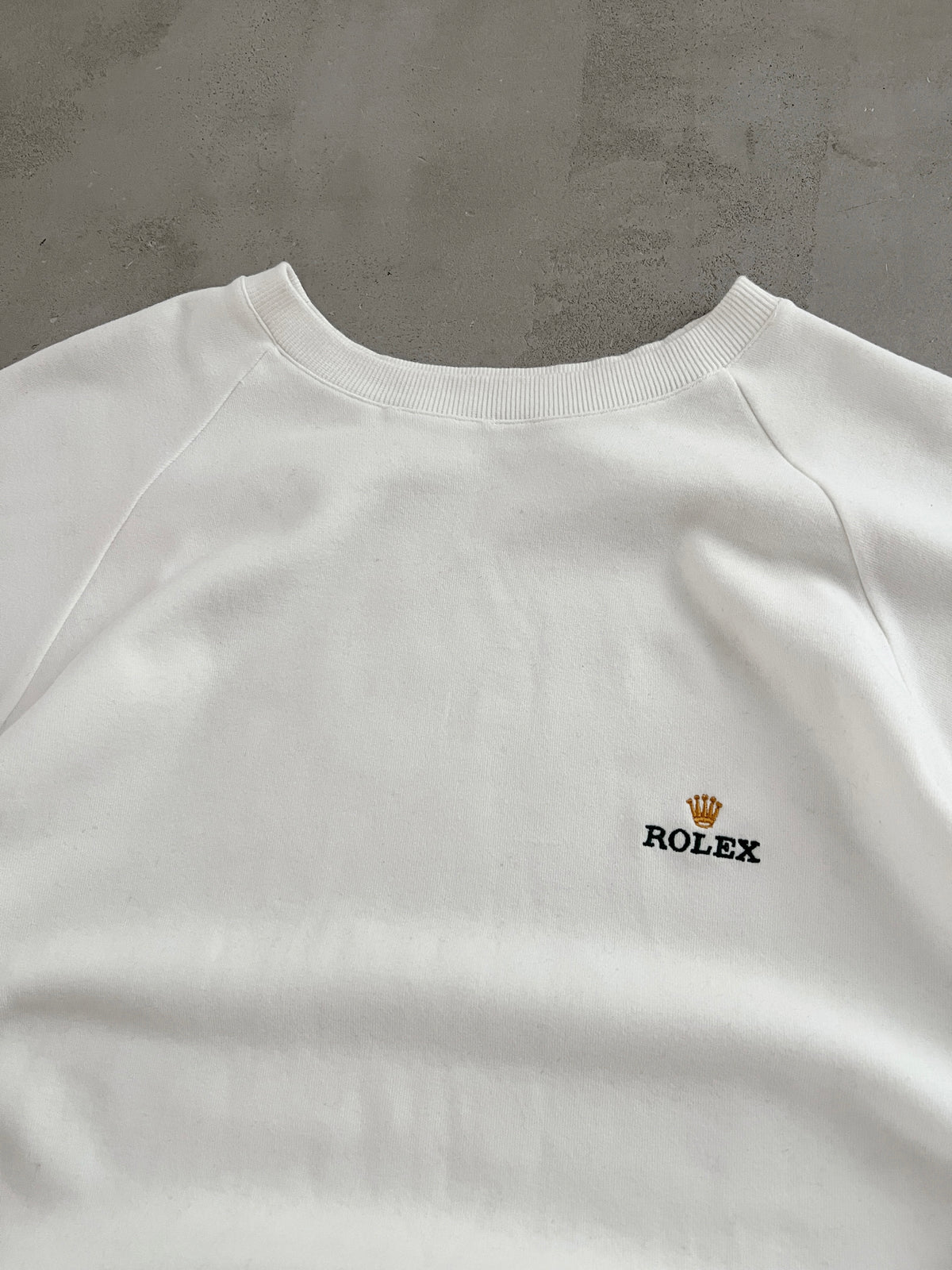 WHITE ROLEX SWEATER - 2000S - M