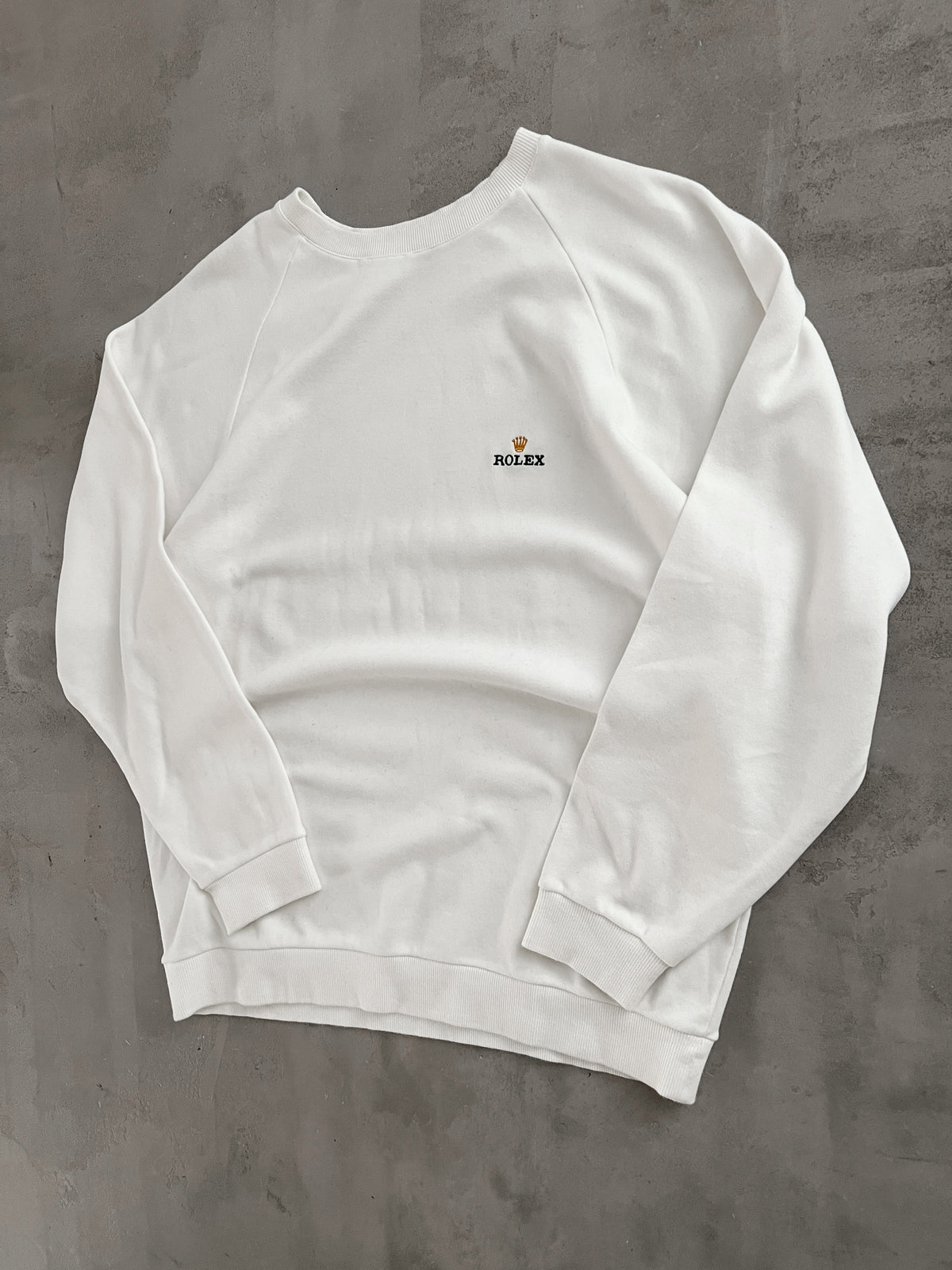 WHITE ROLEX SWEATER - 2000S - M