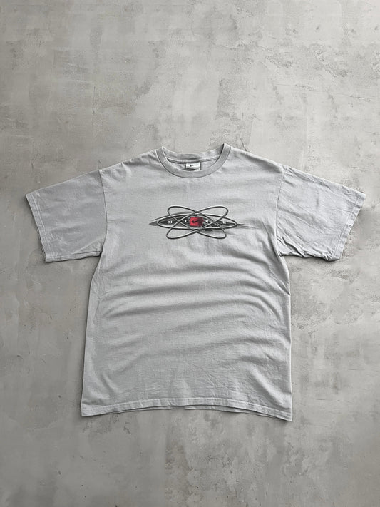 GREY NIKE TEE - 1990S - L/XL
