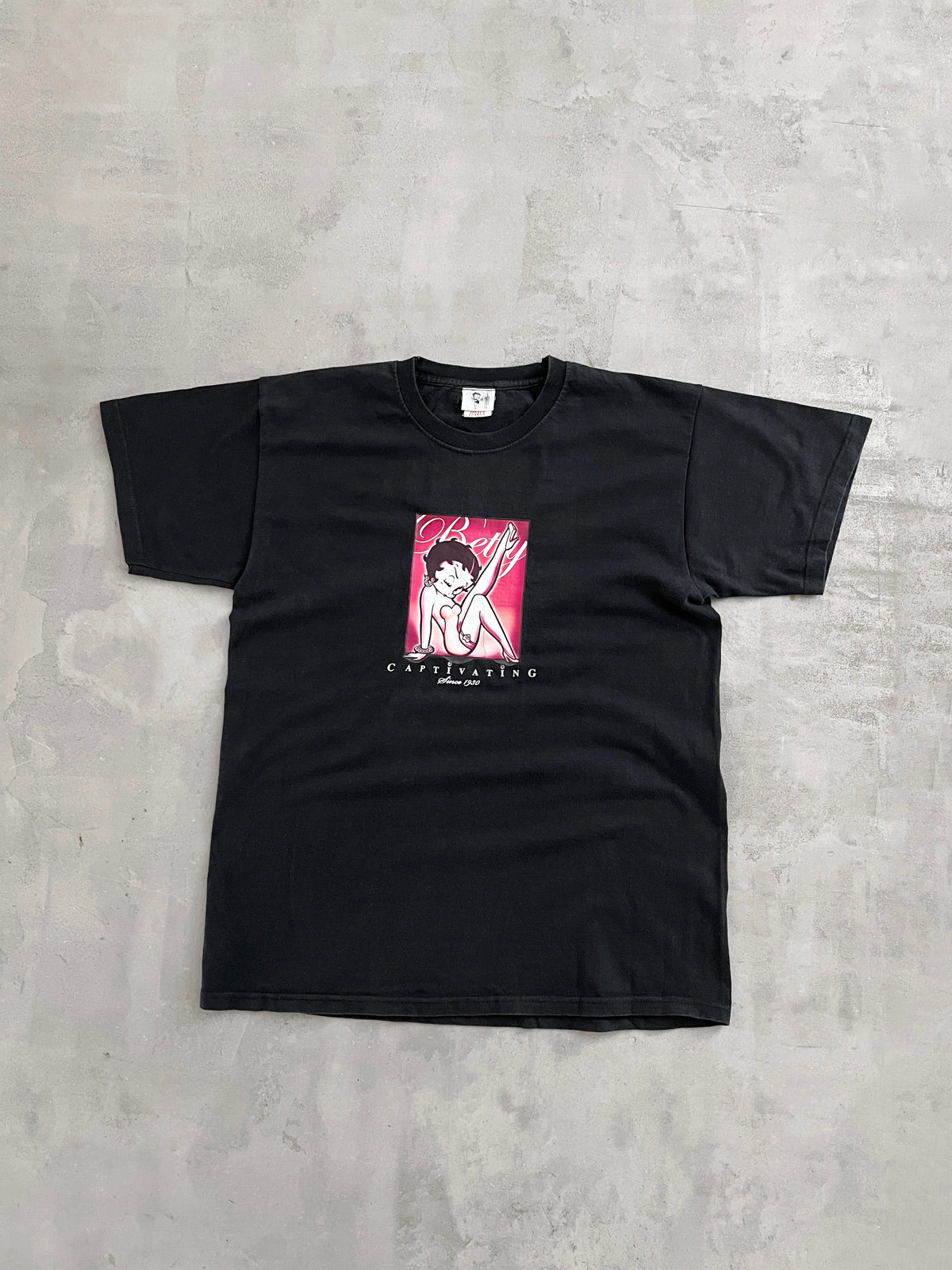 BLACK BETTY BOOP TEE - 2000S - L/M