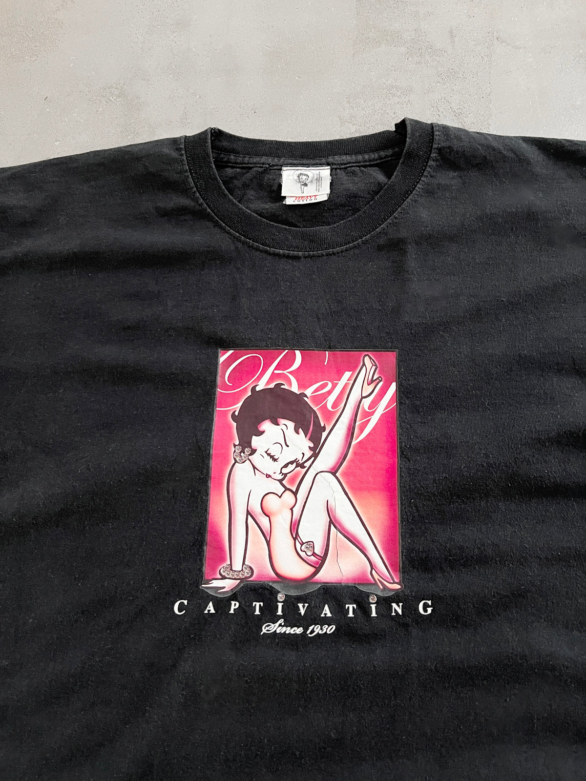 BLACK BETTY BOOP TEE - 2000S - L/M